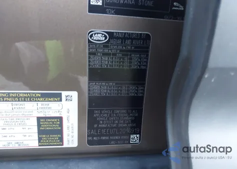 2020 Land Rover Defender 110 First Edition/110 Hse из США, поврежденный, VIN SALE1EEU7L2016919